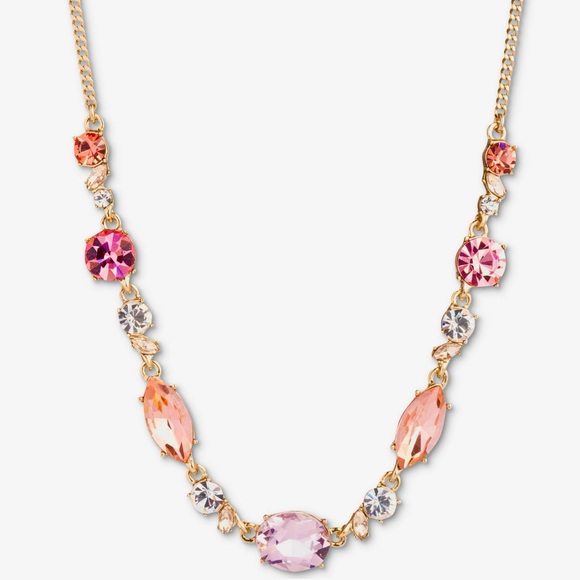 🆕Authentic Givenchy Crystal Necklace, 16" + 3" extender - Picture 5 of 8